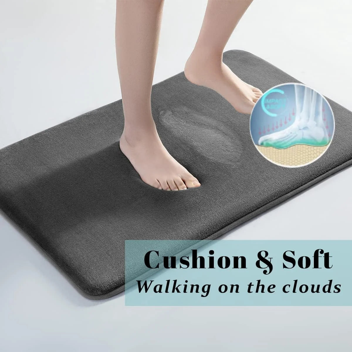Luxury Coral Velvet Bath Mat – Super Absorbent & Non-Slip