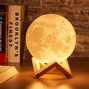 Galaxy Moon Lamp – 3D LED Night Light & Bedroom Decoration