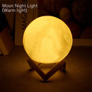 Galaxy Moon Lamp – 3D LED Night Light & Bedroom Decoration