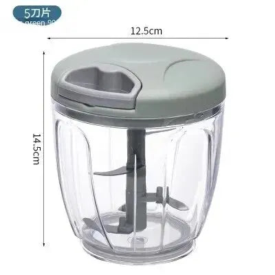 Everyday Kitchen Grinder – Manual Garlic, Ginger & Vegetable Cutter
