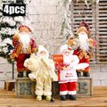 Christmas Santa Plush Doll Decoration – 30cm Festive Ornament for Home & Holiday Parties (2025 Collection