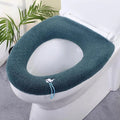 Thick Plush Toilet Seat Cover Pad – Soft Washable Stretch Cushion for All Seasons (Fits Round & U-Shaped Seats)