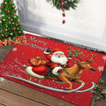 Merry Christmas Door Mat – Festive Santa Claus Welcome Carpet for Home & Outdoor Décor (2025–2026 Collection)