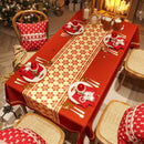 Festive Christmas Waterproof Tablecloth – Perfect for Family Dinners & Holiday Parties