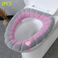 Soft Plush Toilet Seat Cover with Handle – Thick Winter Washable Cushion Pad (Universal Fit, 1–6 PCS)
