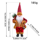 Christmas Santa Plush Doll Decoration – 30cm Festive Ornament for Home & Holiday Parties (2025 Collection