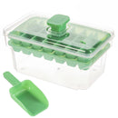Ice Cube Tray with Lid & Storage Bin – Easy Press Ice Maker for Freezer (68 Ice Cubes)