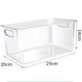 Clear Fridge Can Dispenser – Stackable Soda & Drink Organiser for Refrigerator, Freezer & Kitchen Storage (1 or 2 Pack)