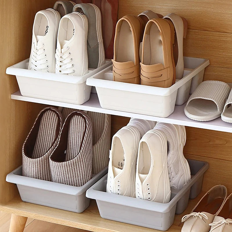 Space-Saving Nordic Shoe Rack – Vertical Organizer for Slippers & Shoes