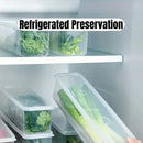 Stackable Fresh-Keep Fridge Storage Boxes with Lids – Clear PP Organisers for Vegetables, Herbs, Eggs & More (1/2/4pcs)