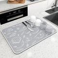 Super Absorbent Quick-Dry Mat – Large Non-Slip Pad for Kitchen & Bathroom