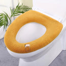 Thick Plush Toilet Seat Cover Pad – Soft Washable Stretch Cushion for All Seasons (Fits Round & U-Shaped Seats)