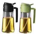 2-in-1 Olive Oil Dispenser & Spray Bottle – 500ml Refillable Cooking Oil Mister for Kitchen & BBQ