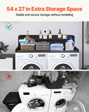 ✨ SucceBuy Wooden Washer & Dryer Countertop with Storage Drawer – Stylish Laundry Room Organiser & Space-Saving Topper