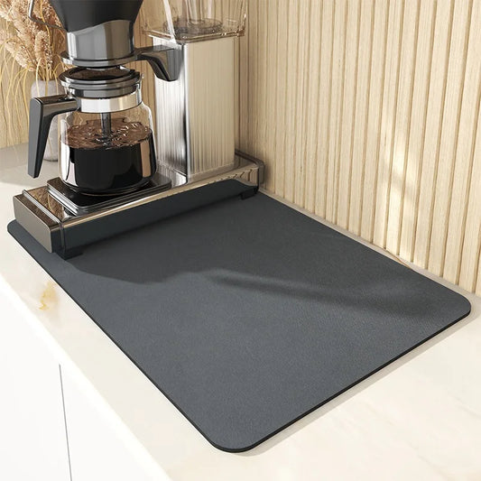 Super Absorbent Quick-Dry Mat – Large Non-Slip Pad for Kitchen & Bathroom
