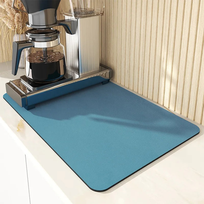 Super Absorbent Quick-Dry Mat – Large Non-Slip Pad for Kitchen & Bathroom