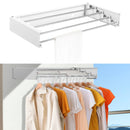 Wall-Mounted Foldable Clothes Drying Rack – Stainless Steel Indoor Laundry Hanger for Bathroom, Balcony & Utility Room