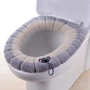 Soft Plush Toilet Seat Cover with Handle – Thick Winter Washable Cushion Pad (Universal Fit, 1–6 PCS)
