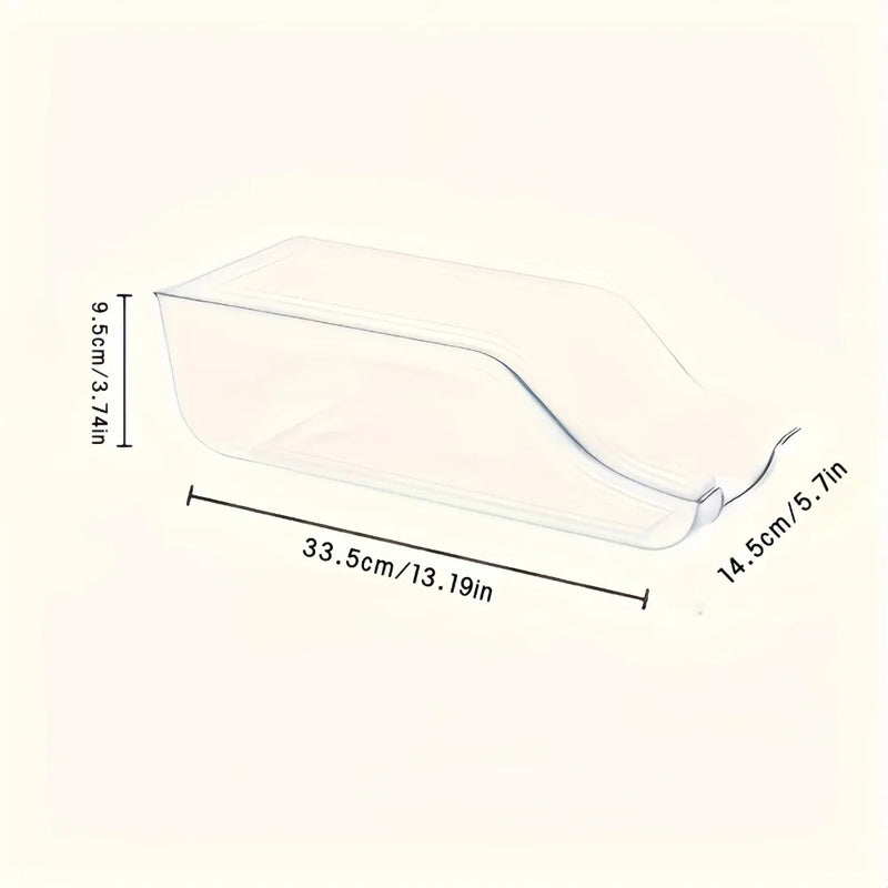 Clear Fridge Can Dispenser – Stackable Soda & Drink Organiser for Refrigerator, Freezer & Kitchen Storage (1 or 2 Pack)