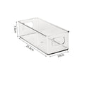 Clear Stackable Fridge & Pantry Organiser Box with Handle – BPA-Free Food Storage Container