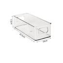 Clear Stackable Fridge & Pantry Organiser Box with Handle – BPA-Free Food Storage Container