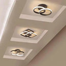 Modern 2-Ring LED Ceiling Light – Adjustable 3-Colour Flush Mount Lamp for Hallway, Bedroom, Kitchen or Office
