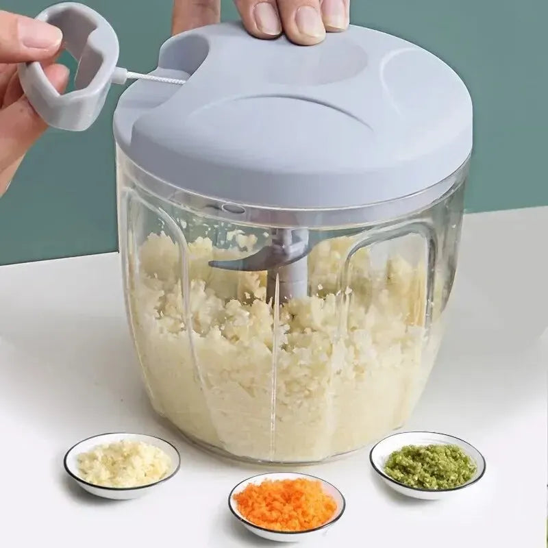 Everyday Kitchen Grinder – Manual Garlic, Ginger & Vegetable Cutter