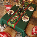 Festive Christmas Waterproof Tablecloth – Perfect for Family Dinners & Holiday Parties