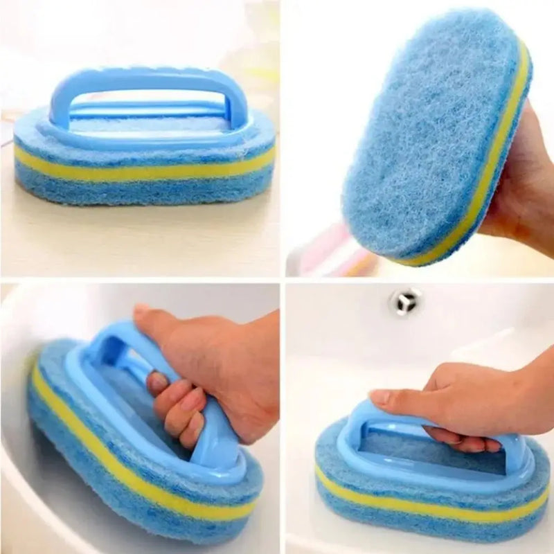 ScrubMaster™ Multi-Purpose Sponge Brush with Handle
