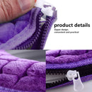 Soft Plush Toilet Seat Cover – Warm Washable Winter Cushion for O-Shaped Toilets (37×44cm)