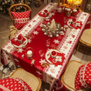 Festive Christmas Waterproof Tablecloth – Perfect for Family Dinners & Holiday Parties