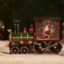 Christmas Train Crystal Ball Ornament – Light-Up Festive Decoration & Gift Box Display