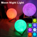Galaxy Moon Lamp – 3D LED Night Light & Bedroom Decoration