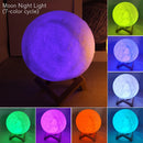 Galaxy Moon Lamp – 3D LED Night Light & Bedroom Decoration