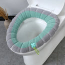 Soft Plush Toilet Seat Cover with Handle – Thick Winter Washable Cushion Pad (Universal Fit, 1–6 PCS)