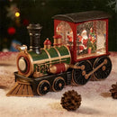 Christmas Train Crystal Ball Ornament – Light-Up Festive Decoration & Gift Box Display