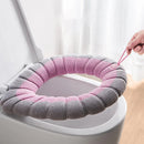 Soft Plush Toilet Seat Cover with Handle – Thick Winter Washable Cushion Pad (Universal Fit, 1–6 PCS)