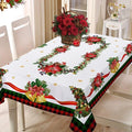Festive Christmas Waterproof Tablecloth – Perfect for Family Dinners & Holiday Parties