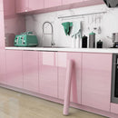 High Gloss Waterproof Self-Adhesive Vinyl Wallpaper – PVC Pearl Finish Peel & Stick Film for Kitchen, Furniture & Wall Renovation