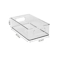 Clear Stackable Fridge & Pantry Organiser Box with Handle – BPA-Free Food Storage Container