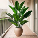 Large Artificial Tropical Palm Leaf – Real Touch Fake Banana Plant for Home & Garden Decor