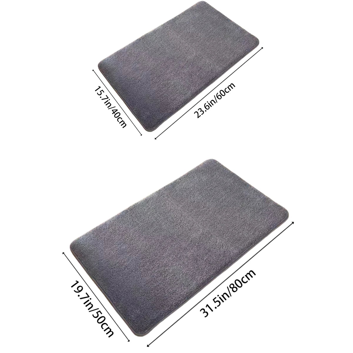 Luxury Coral Velvet Bath Mat – Super Absorbent & Non-Slip