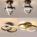 Modern 2-Ring LED Ceiling Light – Adjustable 3-Colour Flush Mount Lamp for Hallway, Bedroom, Kitchen or Office