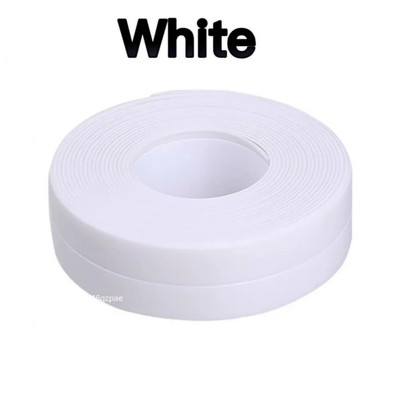 Waterproof Self-Adhesive Sealing Tape – PVC Caulk Strip for Bathroom, Kitchen & Sink Edges (Anti-Mould & Moisture-Proof)