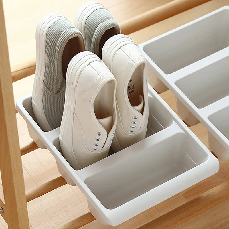 Space-Saving Nordic Shoe Rack – Vertical Organizer for Slippers & Shoes