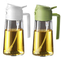 2-in-1 Olive Oil Dispenser & Spray Bottle – 500ml Refillable Cooking Oil Mister for Kitchen & BBQ