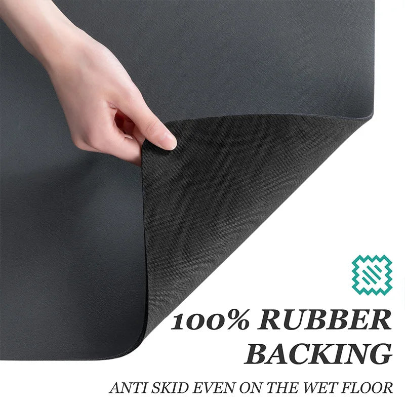 Super Absorbent Quick-Dry Mat – Large Non-Slip Pad for Kitchen & Bathroom