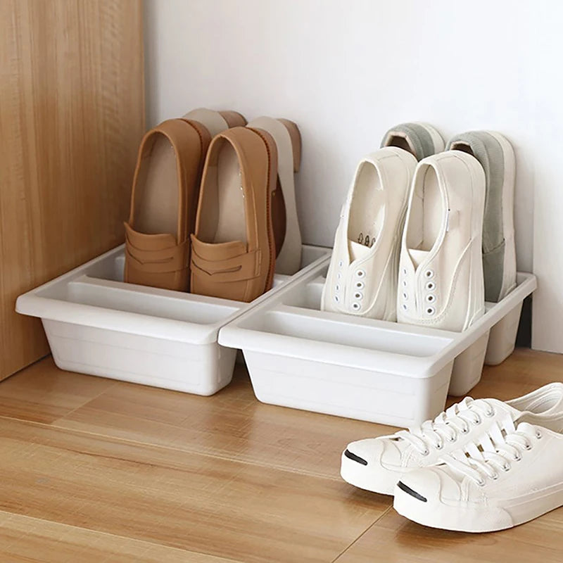Space-Saving Nordic Shoe Rack – Vertical Organizer for Slippers & Shoes