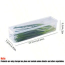 Stackable Fresh-Keep Fridge Storage Boxes with Lids – Clear PP Organisers for Vegetables, Herbs, Eggs & More (1/2/4pcs)