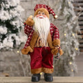 Christmas Santa Plush Doll Decoration – 30cm Festive Ornament for Home & Holiday Parties (2025 Collection